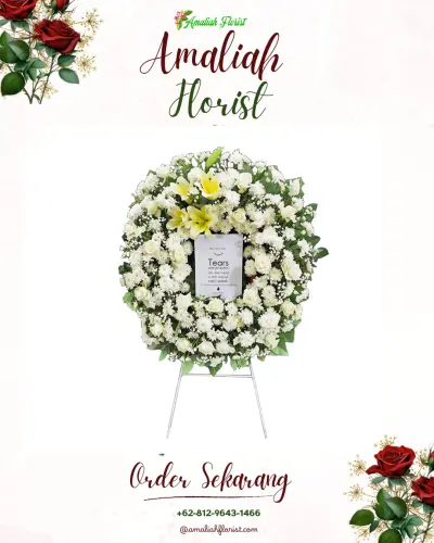 Krans Bunga Duka Cita di Awan